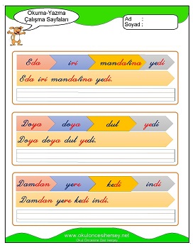 d sesi Grubu Çalışma Sayfaları